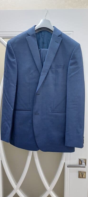 göy rəngli kişi cemperləri: Kastyum. 50 razmer. yeni kimidir — 1