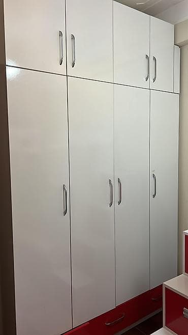 körpü mebel: Qız üçün, İşlənmiş, Çarpayı, Matras ilə, Siyirməli, MDF — 9