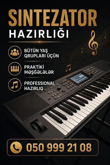 Sintezator hazırlığı - Bütün yaş qrupları üçün dərslər - Praktiki