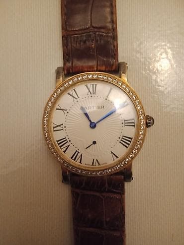 Б/у, Наручные часы, Cartier, цвет - Золотой at lalafo.az Б/у, Наручные часы, Cartier, цвет - Золотой