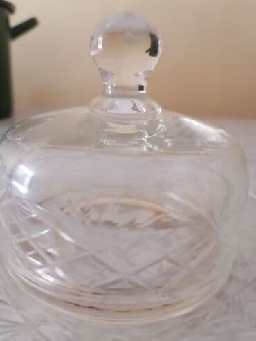 yuxuda qend qabi gormek: Qədimi mürəbbə qabı. Konfet qənd qabı 2 ədəd — 2