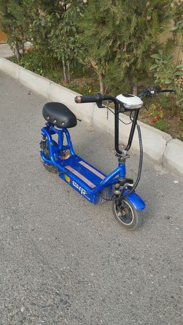 hoverboard qiymeti bakida: Elektrik skuter – qatlana bilən sükanlı, oturacaqlı model - Rəng — 1