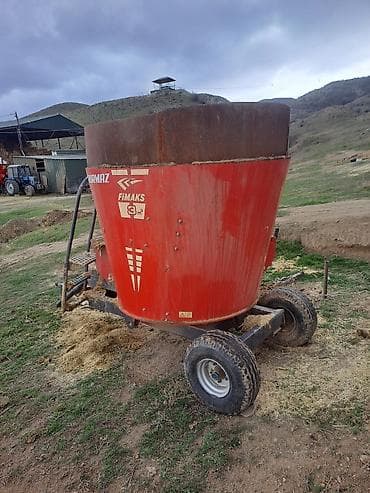 etiket printeri: FIMAKS 3 m³ vertikal yem qarışdırıcı – traktorla qoşulan TMR mikser - — 3