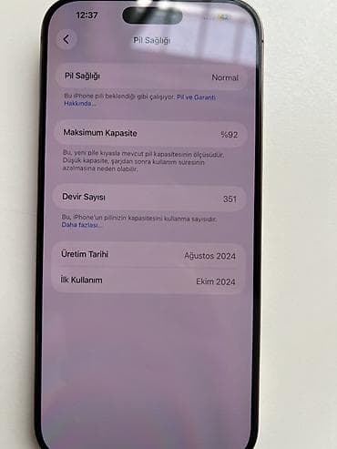 telfolar: IPhone 15 Pro, 256 GB, Natural Titanium, Face ID — 4