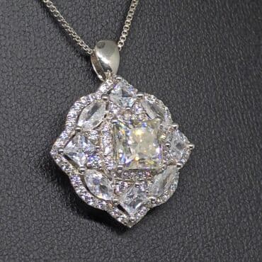 tek qaş: Üzük, Gümüş, Brilyant, 2.01-2.50 Karat — 4