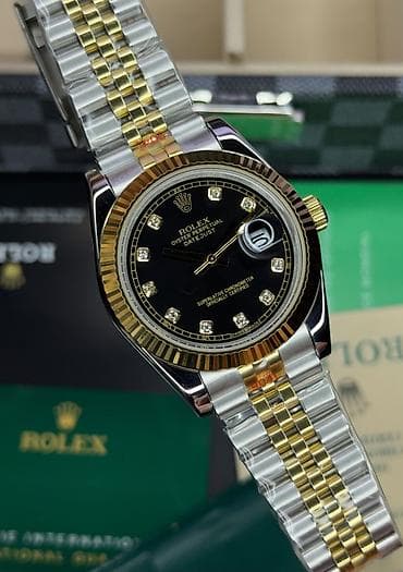elekron saat: Yeni, Qol saatı, Rolex, rəng - Qızılı — 4
