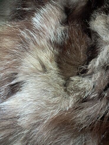 dəri parca: Təbii tükdən hazırlanmış kürk parçası / naxışlı kürk dəri - Material — 3