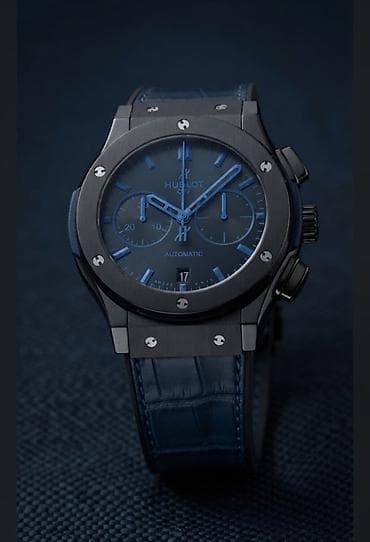 İşlənmiş, Qol saatı, Hublot, rəng - Qara