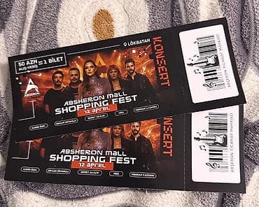 Məhsul: Absheron Mall Shopping Fest konsert biletləri Təsvir: -