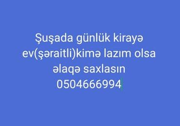 6 mkr da kiraye evler: 3 otaqlı — 1