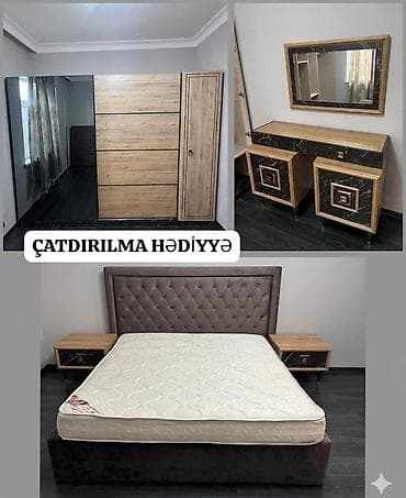 *1150₼ YATAQ mebeli :-TƏCİLİ SATILIR*‼️ İdeal vəziyyətdədir ortopedik — 1