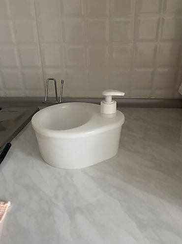 Mətbəx üçün 3 mərtəbəli qab‑qacaq rəfi - Material: bərk plastik - — 2