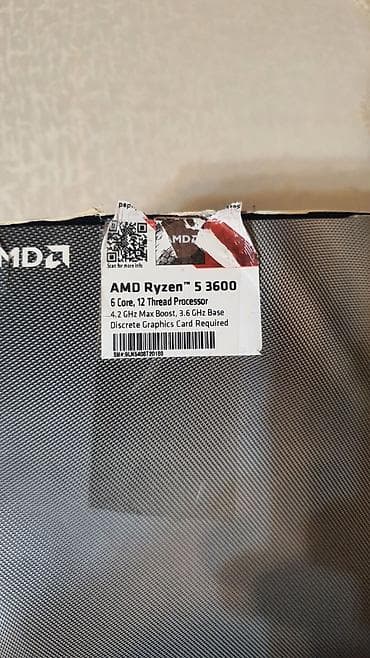 Prosessorlar: Prosessor AMD Ryzen 5 3600, 3-4 GHz, 6 nüvə, İşlənmiş — 4