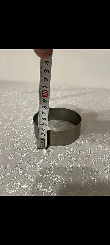 Посуда для готовки: Формы для выпечки, цвет - Серебристый, Металл, Круг, 40 — 2