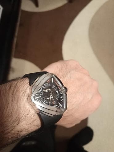 Eynəklər: İşlənmiş, Qol saatı, Hamilton, rəng - Gümüşü — 10