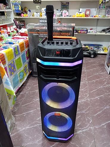 hoco ew 30: 2 blutuz Mikrafonlu karaoke kalonka Super səs effekti Güclü zaryatka — 3