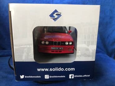 metbex tavan modelleri: Коллекционная модель BMW M3 E30 Coupe red 1990 SOLIDO Art : S1801502 — 2
