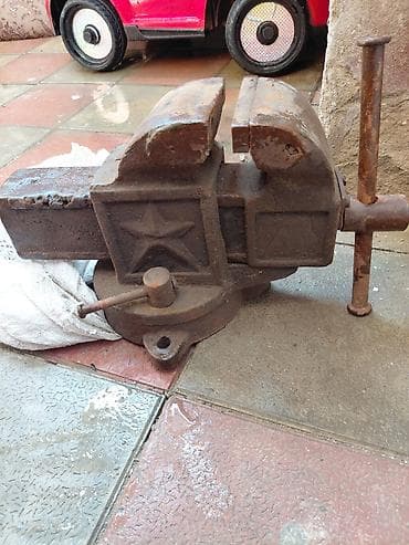 Dəzgah üçün ağır tip skoba (sançaq). - Material: tökmə dəmir, massiv — 3