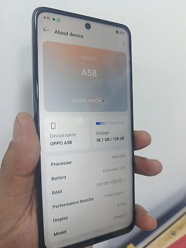 ccit a106 max характеристики: Oppo A58 4G, 128 ГБ — 1