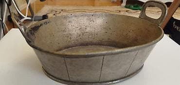 Ovçuluq və balıqçılıq: Antik metal qab – “GEBR BUCH WARSCHAU” damğalı (model 603) - — 1