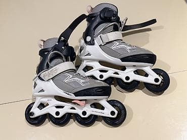 Roliklər: Детские раздвижные ролики Decathlon Oxelo Fit Junior (32-35) • — 2