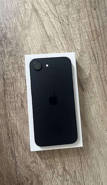 iphone 8 telefon: IPhone 16e, 128 GB, Qara, Simsiz şarj, Face ID, Sənədlərlə — 4