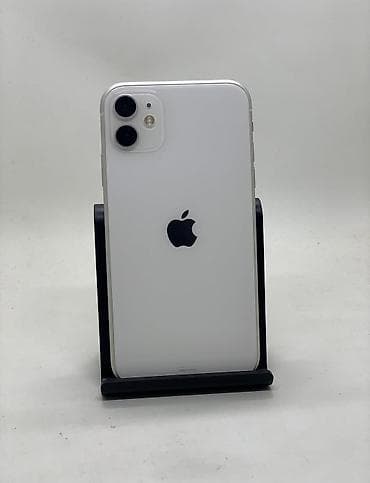 philips xenium 9@9s: IPhone 11, 128 GB, Ağ, Simsiz şarj, Face ID, Sənədlərlə — 2