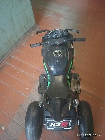 мотоцикл для детей: Uşaqlar üçün elektrikli üçtəkərli motosiklet – H2R tərzində - Rəng — 3