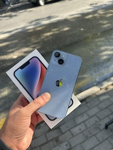 android 14 tv box: IPhone 14, Mavi — 1