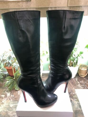 çəkmə: Çəkmə, Ölçü: 38, rəng - Qara, İşlənmiş — 6