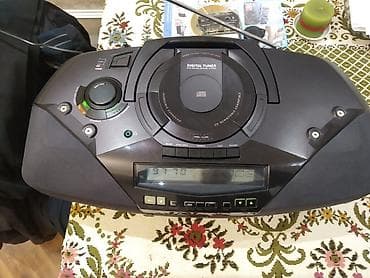lg smart pult: PHILIPS portativ musiqi mərkəzi/boombox kaset və Fm radio ishliyir — 2