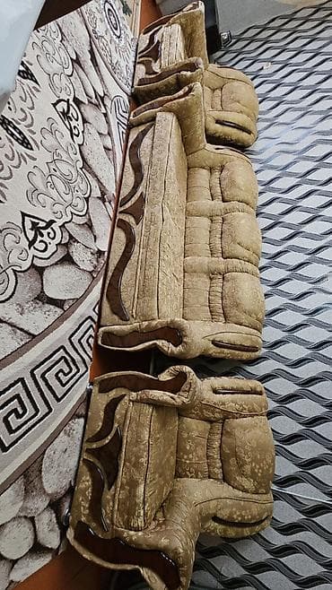 klassik mebeller: Klassik üslubda mebel dəsti – 3-cü divan + 2 ədəd kreslo - Rəng — 4