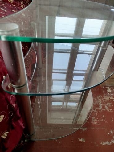 suse masa: Jurnal masası, Açılmayan, Şüşə, Oval masa — 2