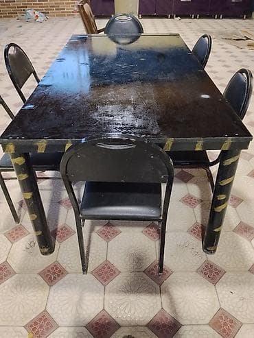 Mətbəx üçün, İşlənmiş, 6 stul