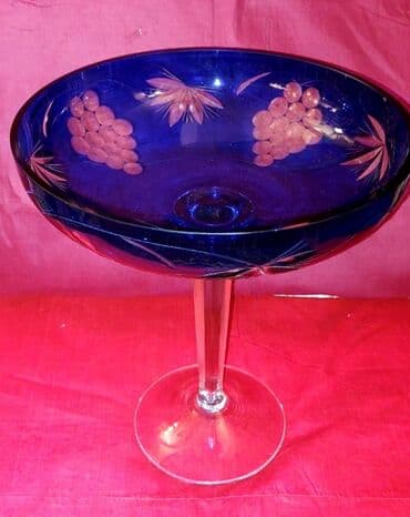 büllür: Kasalar, 1 əd, rəng - Göy, Şüşə — 1