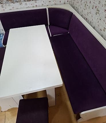 Divan və masa dəstləri: Künc divan, Mətbəx üçün, Açılan — 2