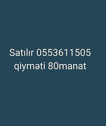 Satılır qiyməti 80manat 0553611505