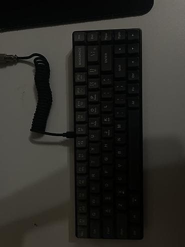 mini televizor: Məhsul: Kompakt mexaniki klaviatura + spiral USB kabel Xüsusiyyətlər — 2