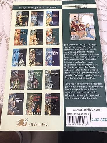 Məhsul: Kitab – “Sindbadın yeddi səyyahəti” Təsvir: - Nəşriyyat — 1