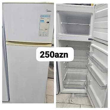 kamera 360: 2 qapılı Midea Soyuducu Satılır, rəng - Ağ — 1