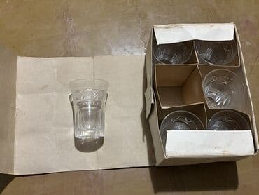 Stəkanlar, Şüşə, 6 ədədli dəst, SSRİ