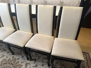 kunc divan ucuz: Qonaq otağı üçün, Açılmayan, Dördbucaq masa, 6 stul — 4