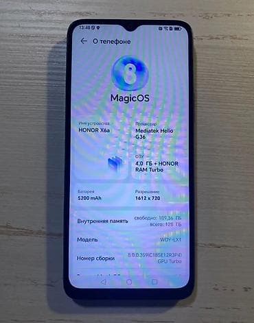 honor x6b 128gb: Honor X6a, 128 GB, rəng - Qara, Face ID — 2