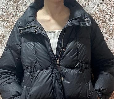 Qadınlar üçün qara rəngli qış gödəkçəsi Ünvan:Mingəçevir - Model — 1