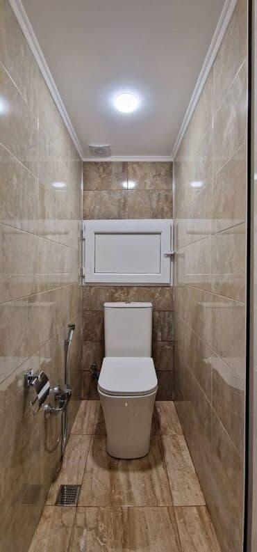 kiraye evler aile ucun: 7ci mikrorayonda. 5/5, orta təmirli bütün əşyaları ilə 2 otaq, YALNIZ — 6