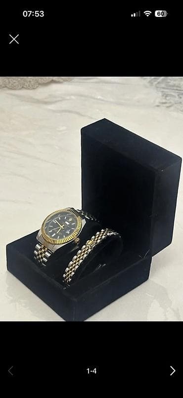 patek phlippe saat: Klassik Saat dəsti, rəng - Qızılı — 2