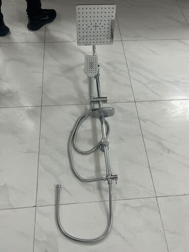 duş krant: Türkiyə Mallid Duş sistemi – yuxarı yağış duşu + əl duşu komplekti — 3