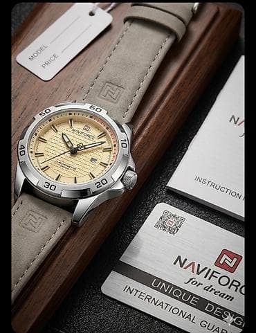 saat alisi: Yeni, Qol saatı, NaviForce, rəng - Gümüşü — 1