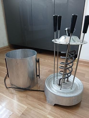 berserk manga: Vertikal kabab aparatı, 6 şişli, Termostatsız, İşlənmiş — 2