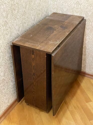 açılan stollar: Qonaq masası, İşlənmiş, Açılan, Taxta, Kvadrat masa — 2